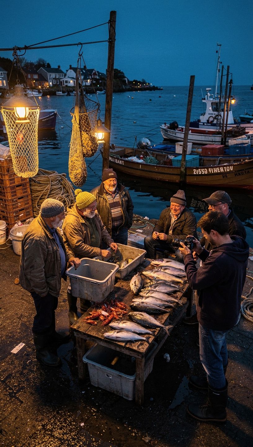 地元の河川での釣り風景