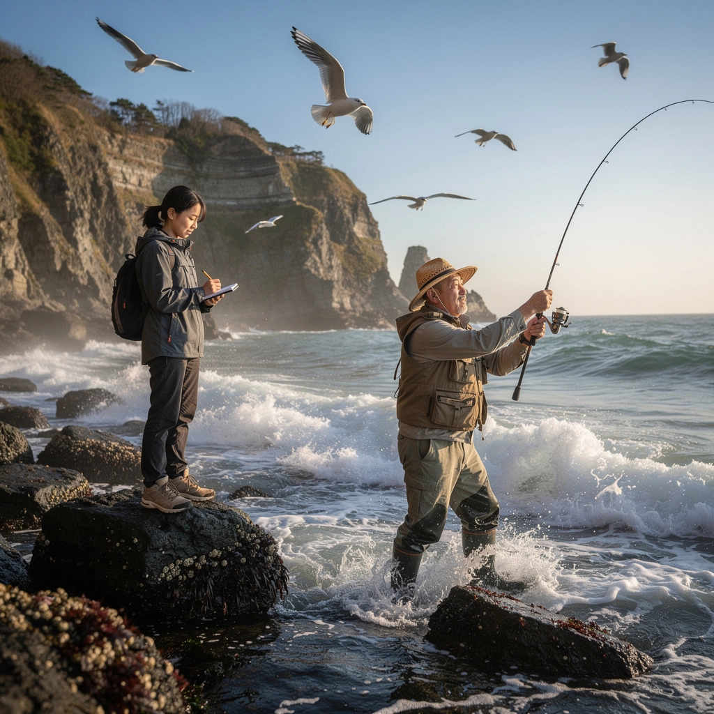 釣り具のメンテナンスを行う職人の手元